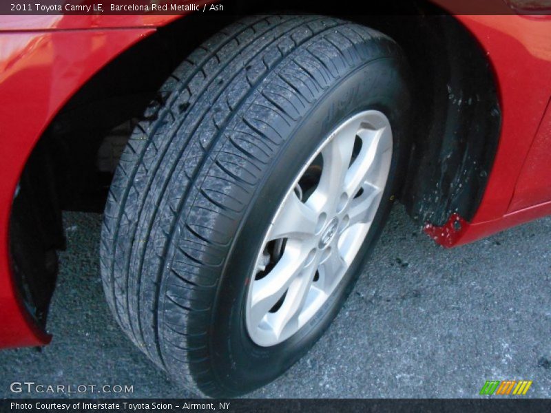 Barcelona Red Metallic / Ash 2011 Toyota Camry LE