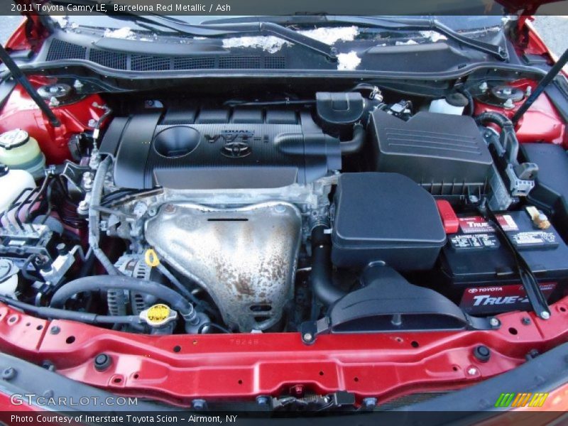 Barcelona Red Metallic / Ash 2011 Toyota Camry LE
