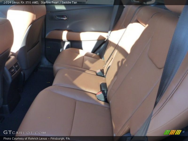 Starfire Pearl / Saddle Tan 2014 Lexus RX 350 AWD