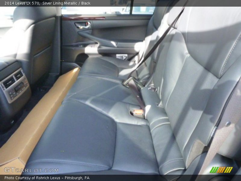 Silver Lining Metallic / Black 2014 Lexus LX 570