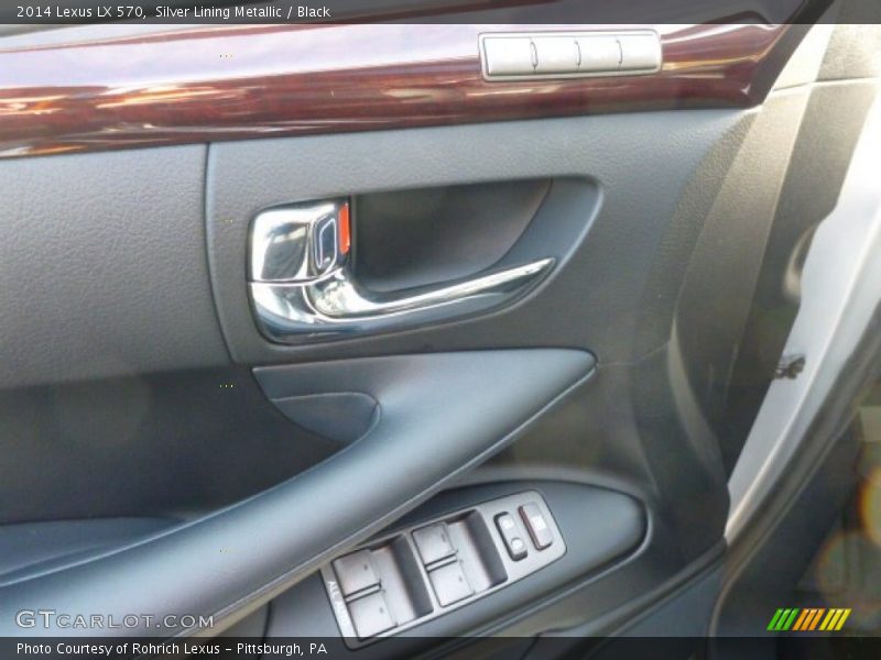 Silver Lining Metallic / Black 2014 Lexus LX 570