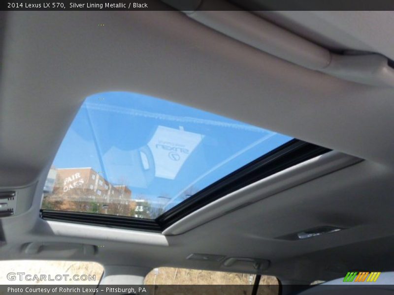 Silver Lining Metallic / Black 2014 Lexus LX 570