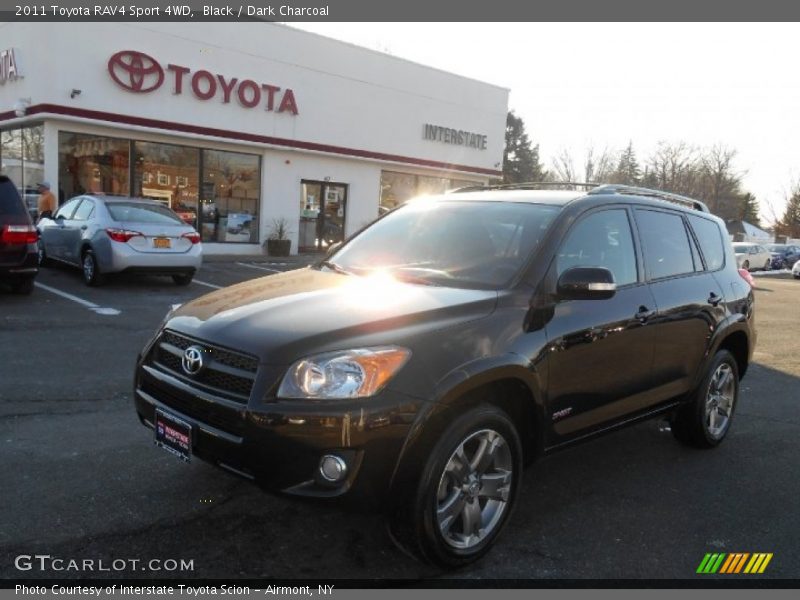 Black / Dark Charcoal 2011 Toyota RAV4 Sport 4WD