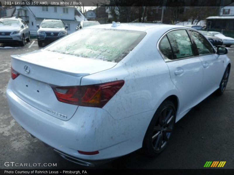 Ultra White / Black 2014 Lexus GS 350 AWD