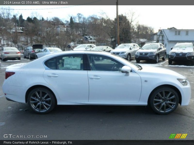 Ultra White / Black 2014 Lexus GS 350 AWD
