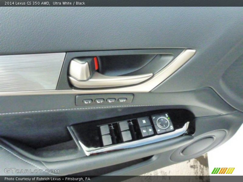 Ultra White / Black 2014 Lexus GS 350 AWD