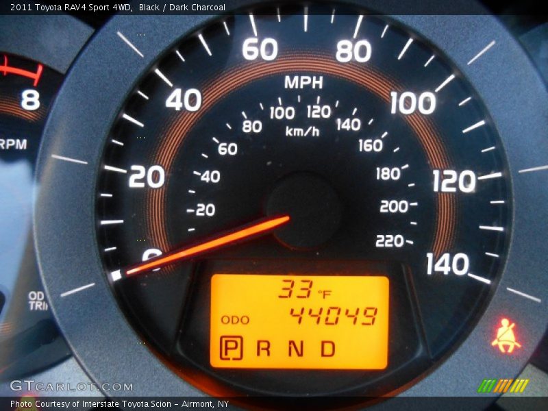 Black / Dark Charcoal 2011 Toyota RAV4 Sport 4WD