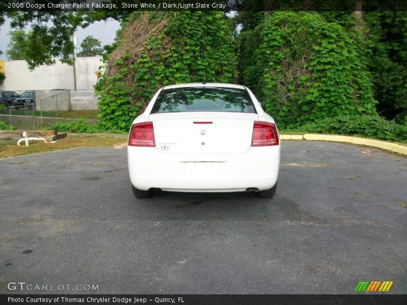 Stone White / Dark/Light Slate Gray 2008 Dodge Charger Police Package