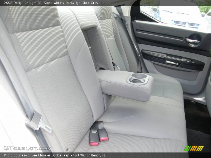 Stone White / Dark/Light Slate Gray 2008 Dodge Charger SE