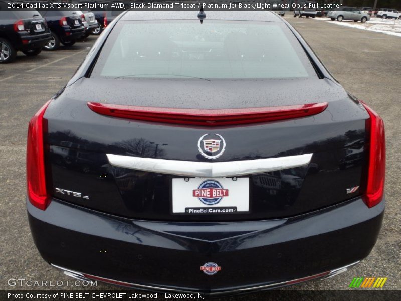 Black Diamond Tricoat / Platinum Jet Black/Light Wheat Opus Full Leather 2014 Cadillac XTS Vsport Platinum AWD