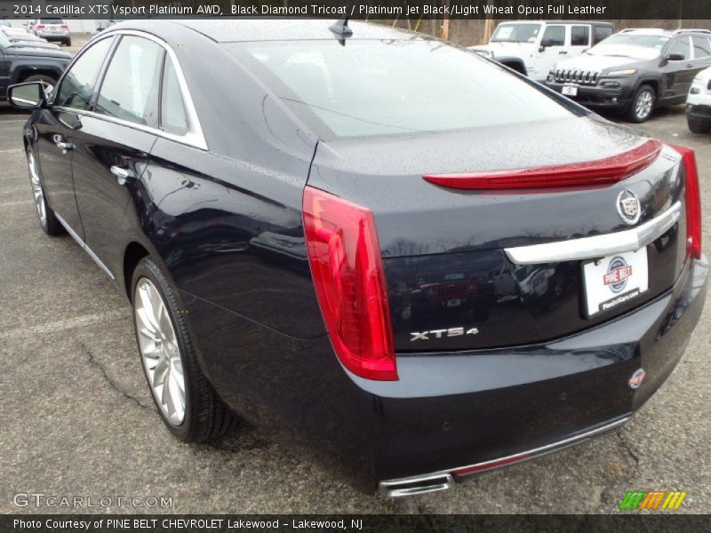 Black Diamond Tricoat / Platinum Jet Black/Light Wheat Opus Full Leather 2014 Cadillac XTS Vsport Platinum AWD