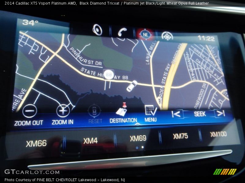 Navigation of 2014 XTS Vsport Platinum AWD