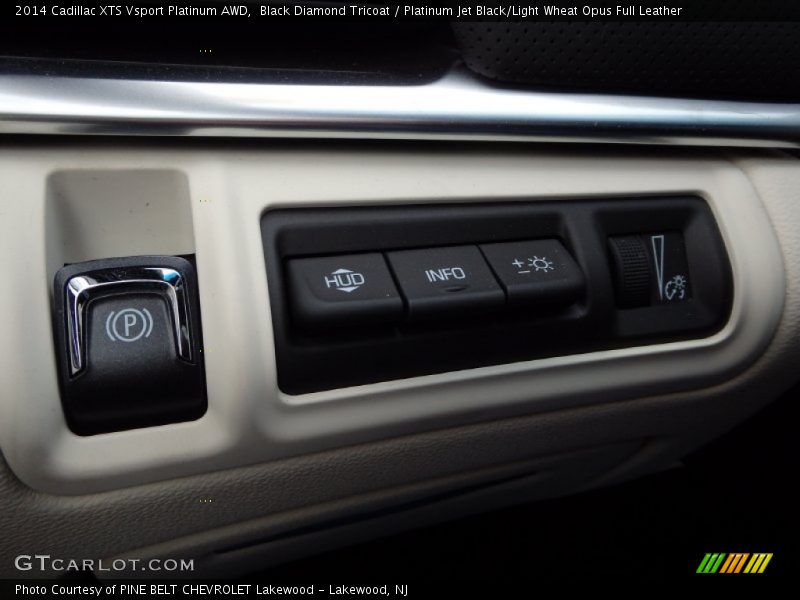 Black Diamond Tricoat / Platinum Jet Black/Light Wheat Opus Full Leather 2014 Cadillac XTS Vsport Platinum AWD