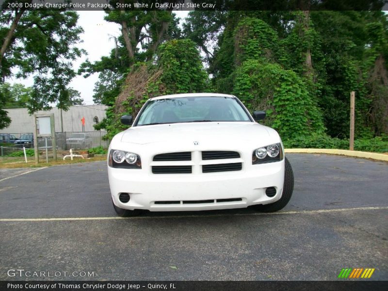 Stone White / Dark/Light Slate Gray 2008 Dodge Charger Police Package