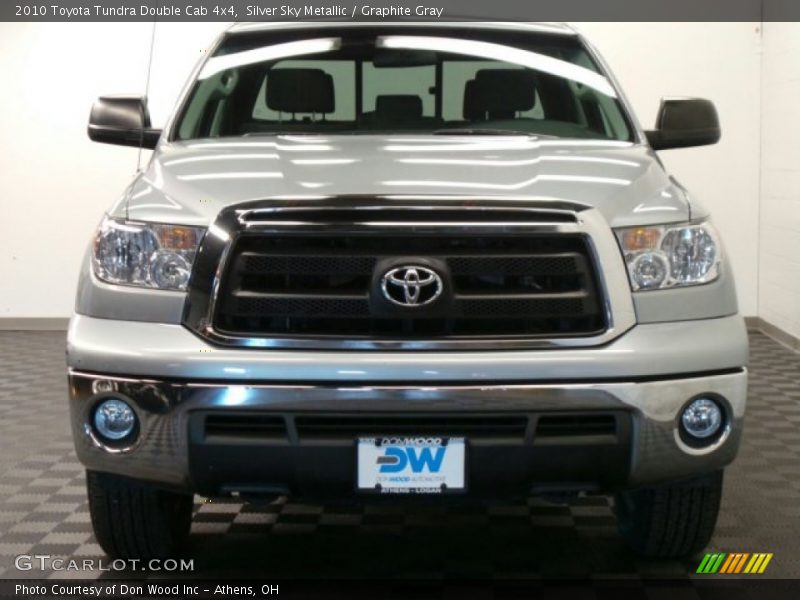 Silver Sky Metallic / Graphite Gray 2010 Toyota Tundra Double Cab 4x4