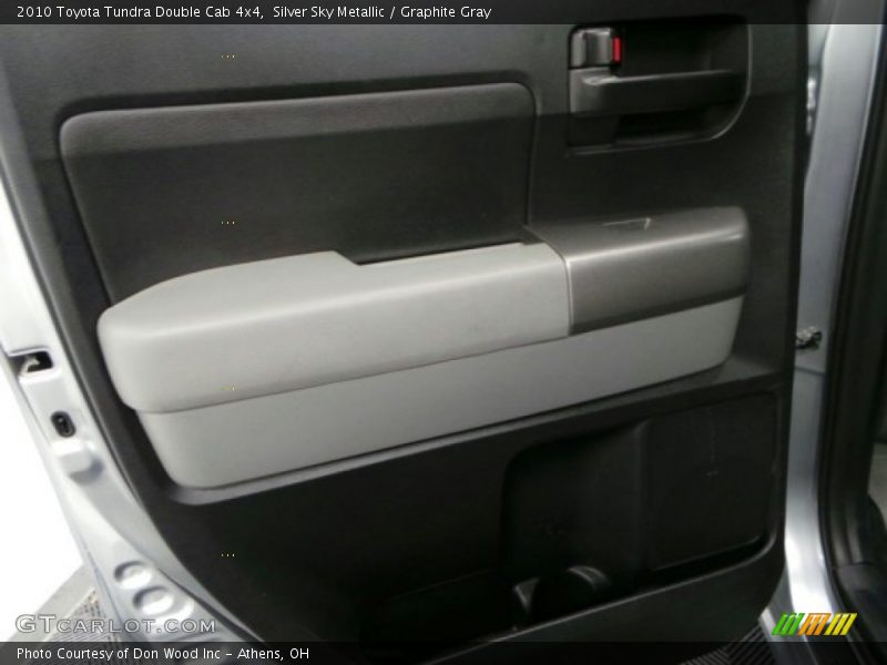 Silver Sky Metallic / Graphite Gray 2010 Toyota Tundra Double Cab 4x4
