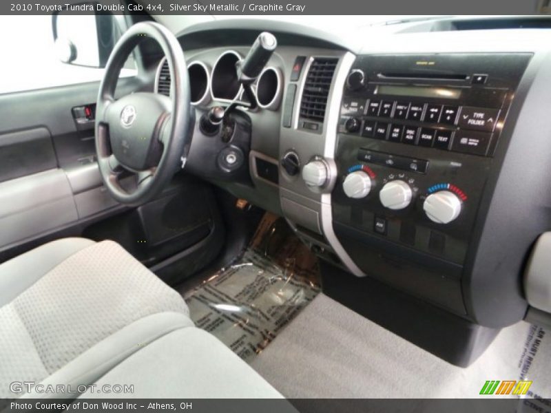 Silver Sky Metallic / Graphite Gray 2010 Toyota Tundra Double Cab 4x4