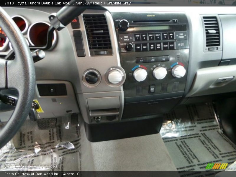 Silver Sky Metallic / Graphite Gray 2010 Toyota Tundra Double Cab 4x4