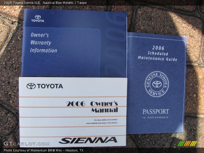 Nautical Blue Metallic / Taupe 2006 Toyota Sienna XLE