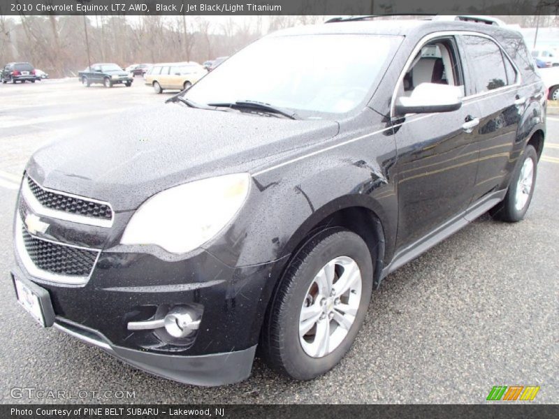 Black / Jet Black/Light Titanium 2010 Chevrolet Equinox LTZ AWD