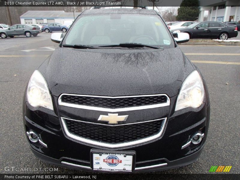 Black / Jet Black/Light Titanium 2010 Chevrolet Equinox LTZ AWD