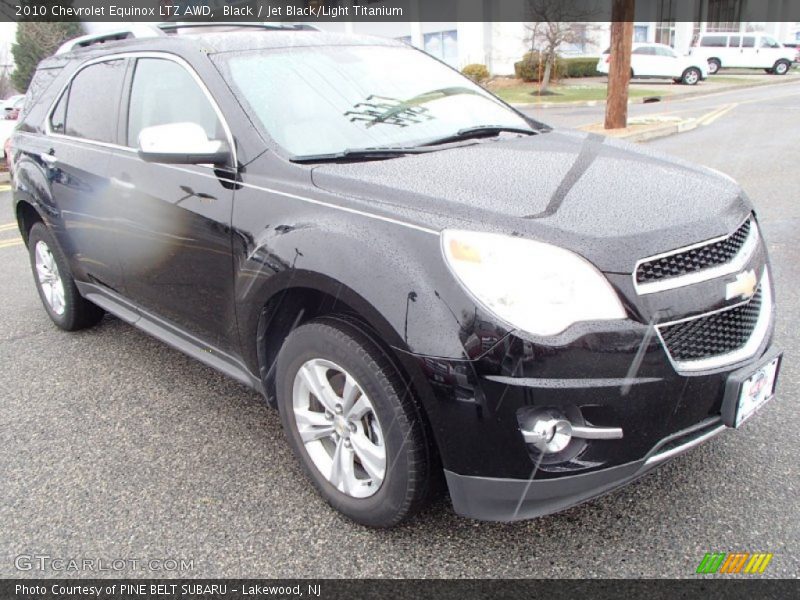 Black / Jet Black/Light Titanium 2010 Chevrolet Equinox LTZ AWD