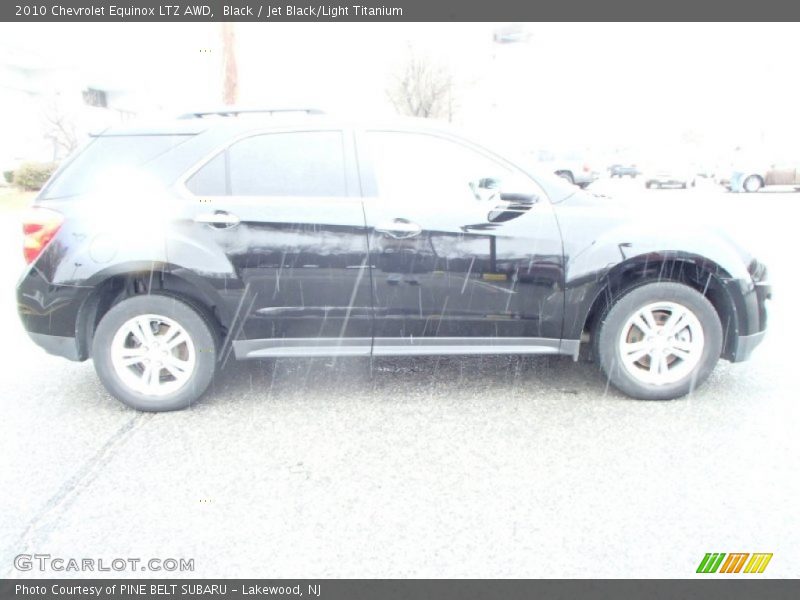 Black / Jet Black/Light Titanium 2010 Chevrolet Equinox LTZ AWD