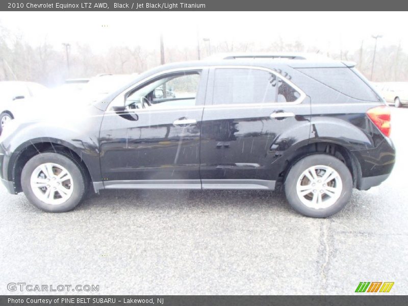 Black / Jet Black/Light Titanium 2010 Chevrolet Equinox LTZ AWD