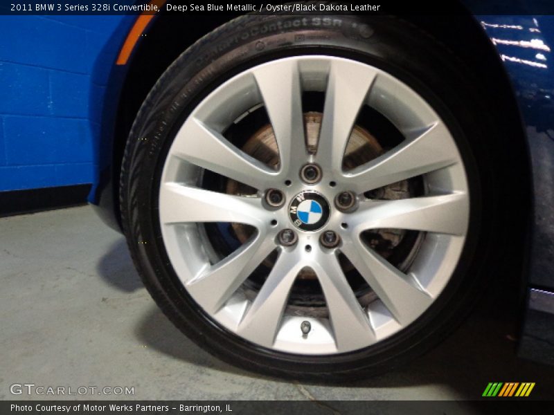 Deep Sea Blue Metallic / Oyster/Black Dakota Leather 2011 BMW 3 Series 328i Convertible