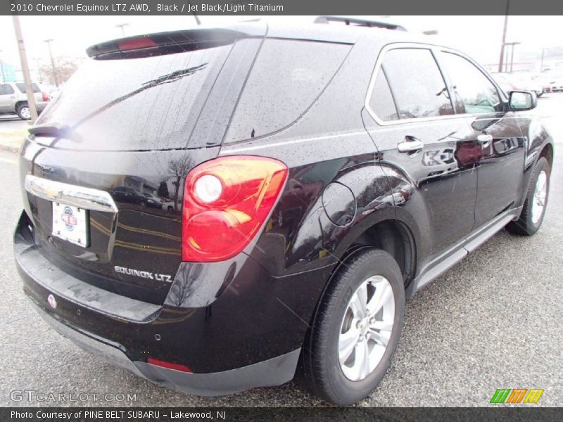 Black / Jet Black/Light Titanium 2010 Chevrolet Equinox LTZ AWD