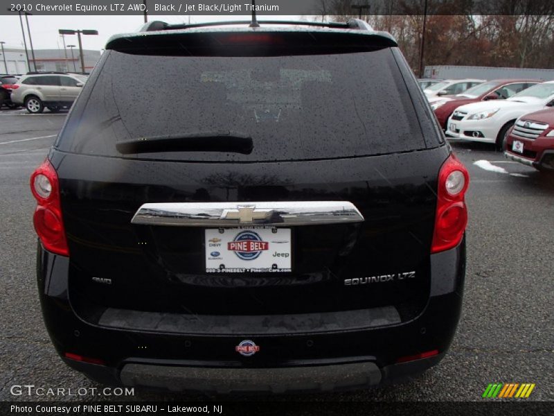 Black / Jet Black/Light Titanium 2010 Chevrolet Equinox LTZ AWD