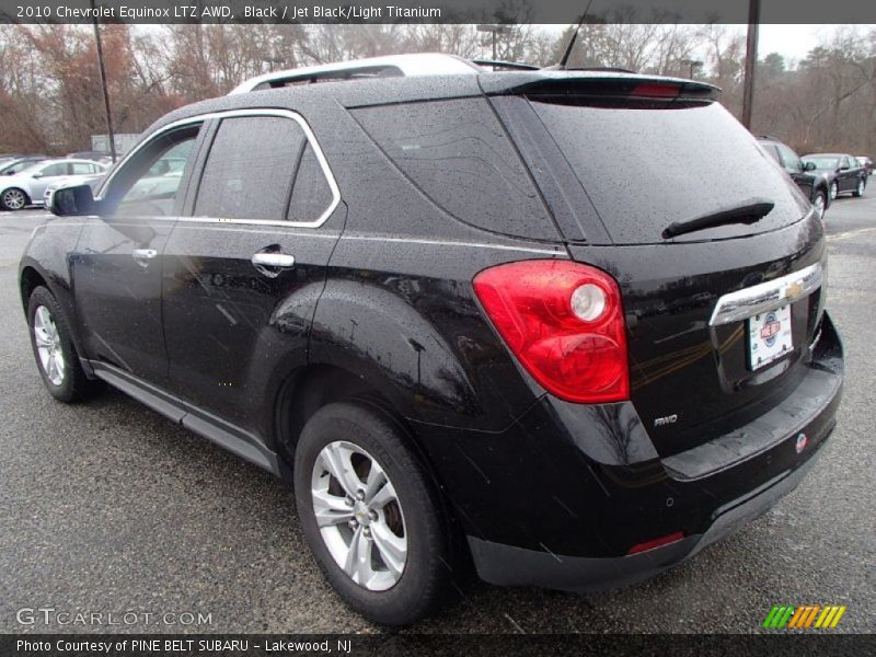 Black / Jet Black/Light Titanium 2010 Chevrolet Equinox LTZ AWD