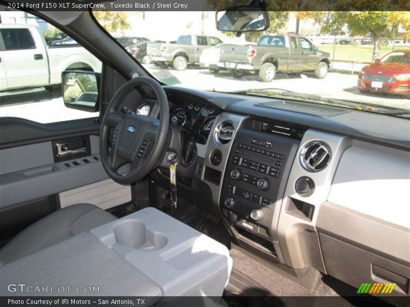 Tuxedo Black / Steel Grey 2014 Ford F150 XLT SuperCrew