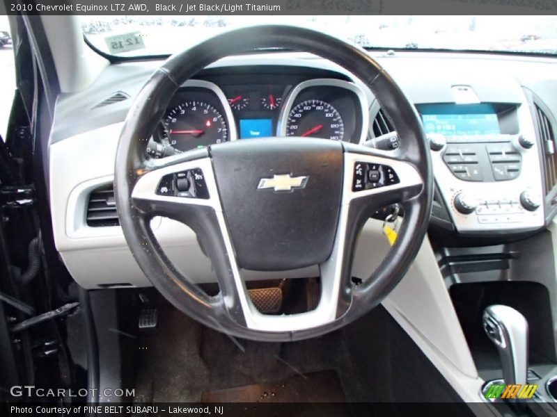 Black / Jet Black/Light Titanium 2010 Chevrolet Equinox LTZ AWD