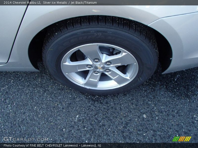 Silver Ice Metallic / Jet Black/Titanium 2014 Chevrolet Malibu LS