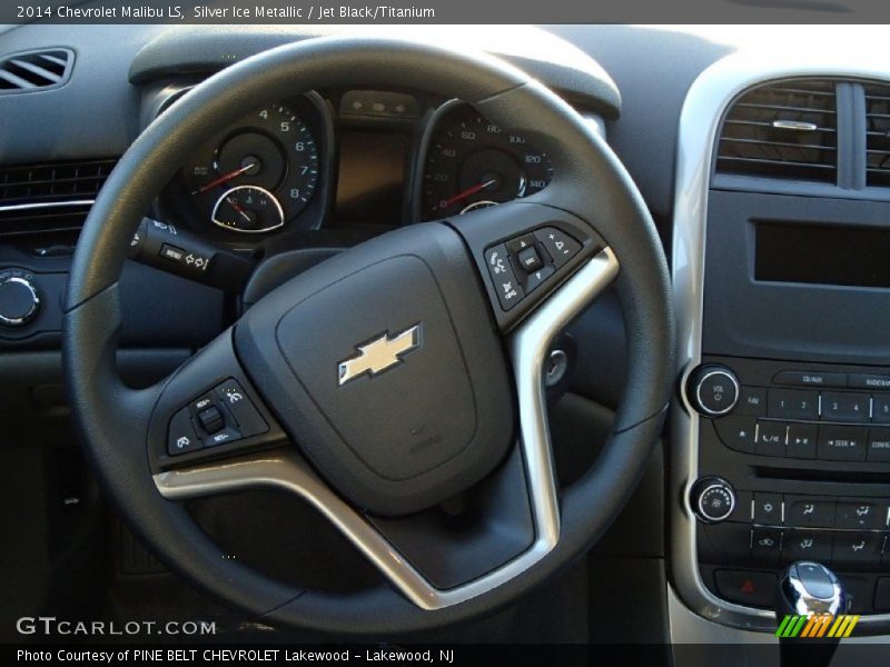 Silver Ice Metallic / Jet Black/Titanium 2014 Chevrolet Malibu LS