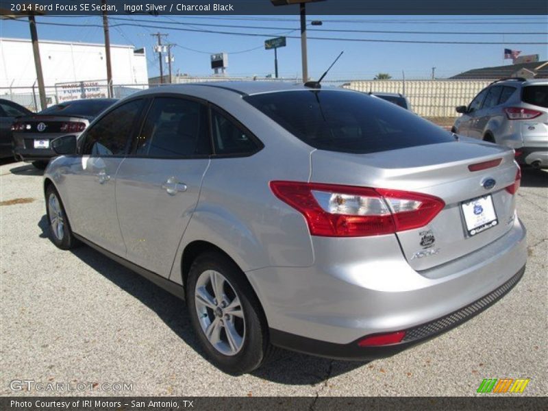 Ingot Silver / Charcoal Black 2014 Ford Focus SE Sedan