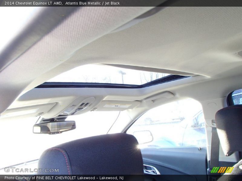 Atlantis Blue Metallic / Jet Black 2014 Chevrolet Equinox LT AWD