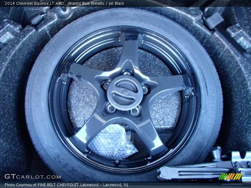 Atlantis Blue Metallic / Jet Black 2014 Chevrolet Equinox LT AWD
