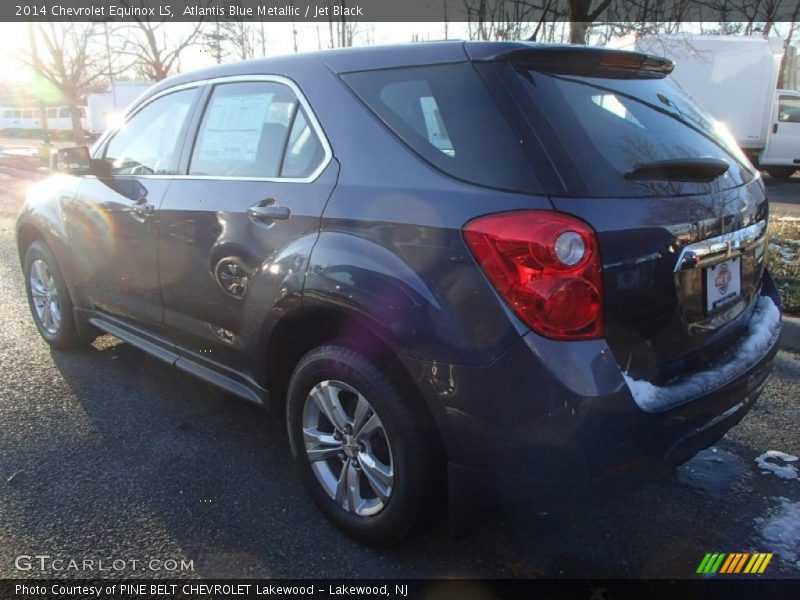 Atlantis Blue Metallic / Jet Black 2014 Chevrolet Equinox LS