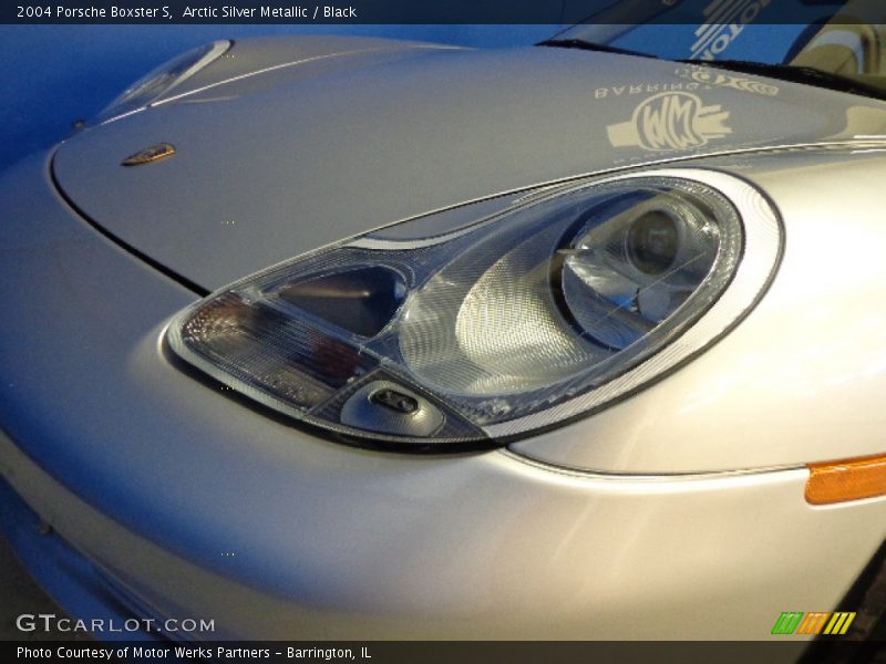 Arctic Silver Metallic / Black 2004 Porsche Boxster S