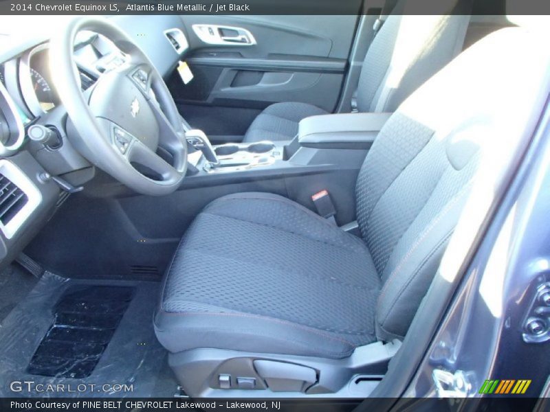 Atlantis Blue Metallic / Jet Black 2014 Chevrolet Equinox LS