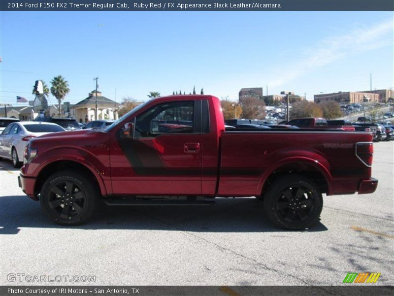 Ruby Red / FX Appearance Black Leather/Alcantara 2014 Ford F150 FX2 Tremor Regular Cab