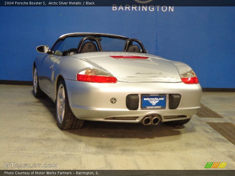 Arctic Silver Metallic / Black 2004 Porsche Boxster S