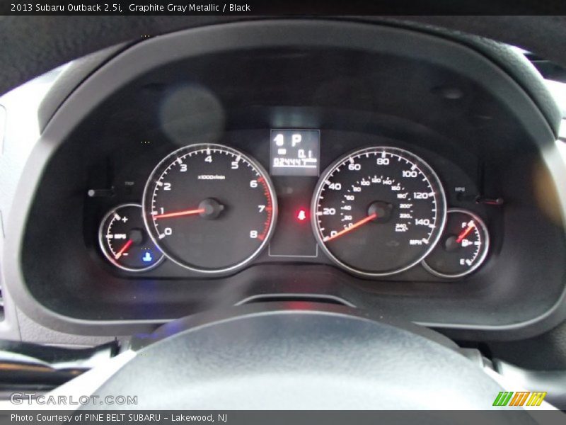 Graphite Gray Metallic / Black 2013 Subaru Outback 2.5i