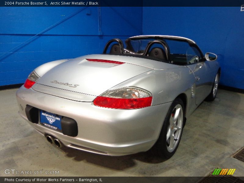 Arctic Silver Metallic / Black 2004 Porsche Boxster S