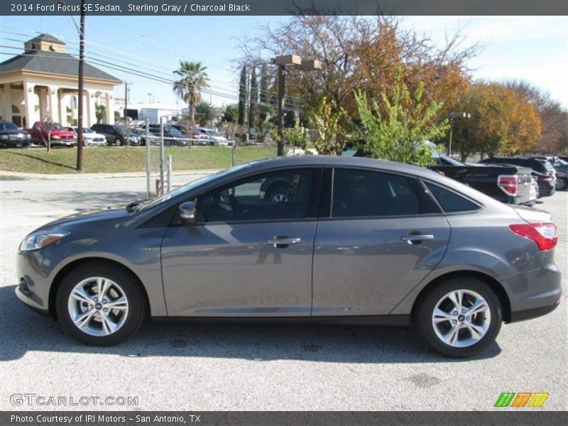 Sterling Gray / Charcoal Black 2014 Ford Focus SE Sedan