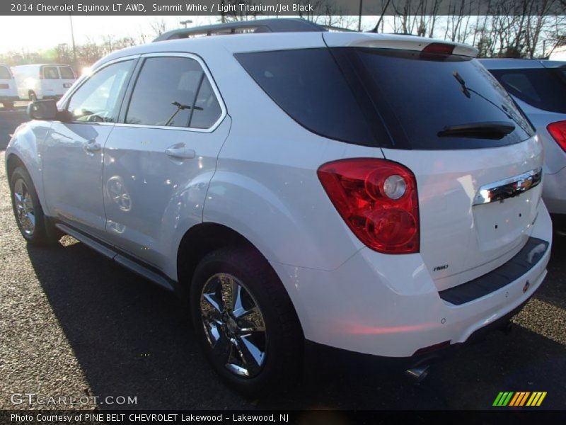 Summit White / Light Titanium/Jet Black 2014 Chevrolet Equinox LT AWD