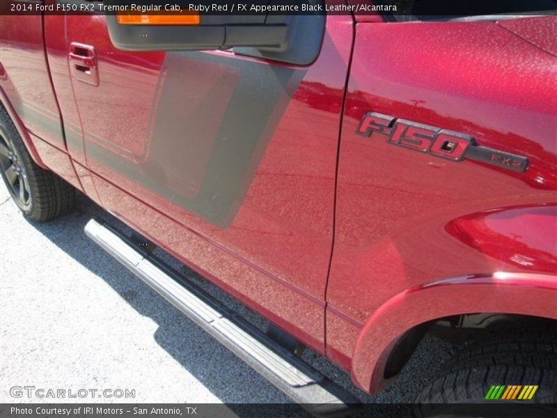 Ruby Red / FX Appearance Black Leather/Alcantara 2014 Ford F150 FX2 Tremor Regular Cab