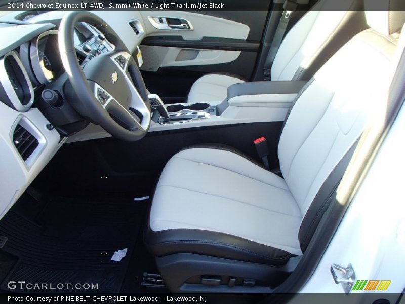 Summit White / Light Titanium/Jet Black 2014 Chevrolet Equinox LT AWD